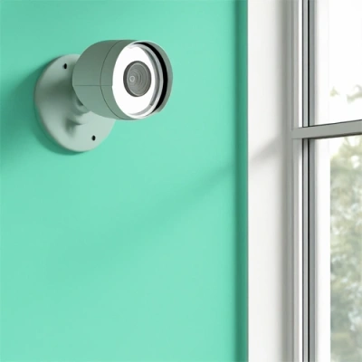 Duluth vivint camera facing a window